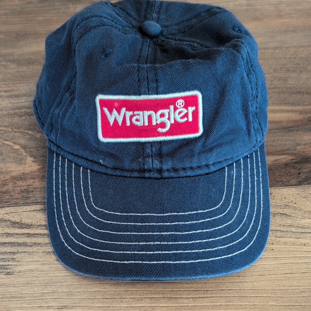 Wrangler Navy Blue Cap with Red Logo Youth Size                      M368